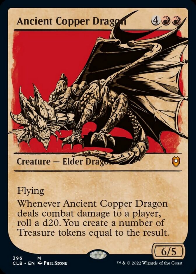 Ancient Copper Dragon (Showcase) [Commander Legends: Battle for Baldur's Gate] | Tacoma Games