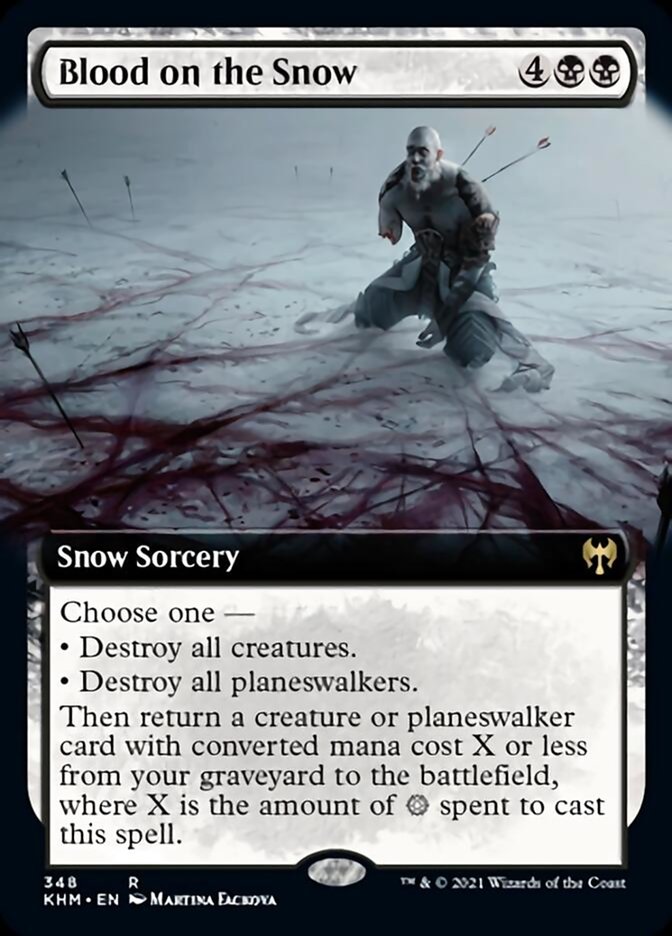 Blood on the Snow (Extended Art) [Kaldheim] | Tacoma Games
