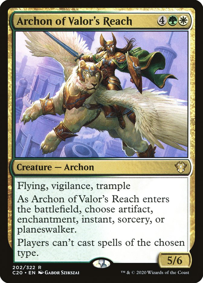 Archon of Valor's Reach [Commander 2020] | Tacoma Games