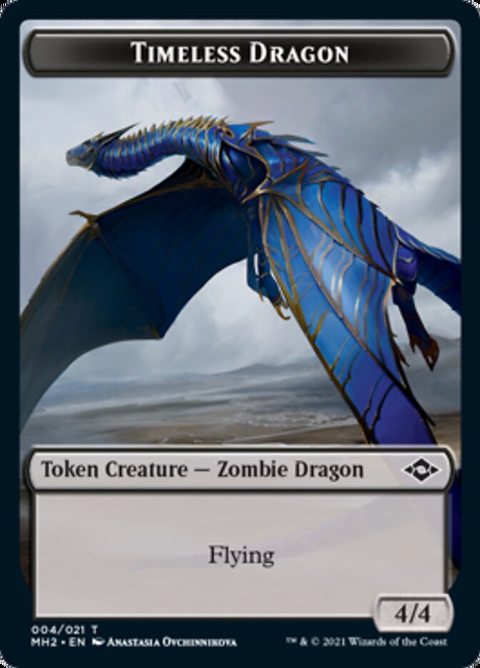 Timeless Dragon Token [Modern Horizons 2 Tokens] | Tacoma Games