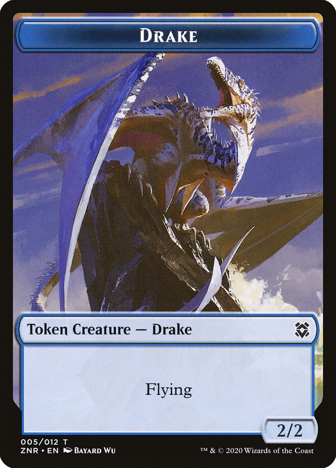 Drake Token [Zendikar Rising] | Tacoma Games