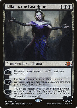 Liliana, the Last Hope [Eldritch Moon] | Tacoma Games