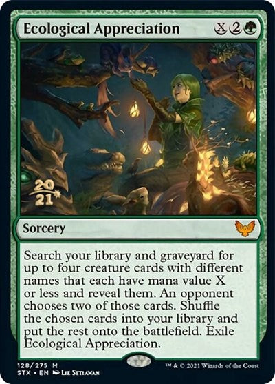 Ecological Appreciation [Strixhaven: School of Mages Prerelease Promos] | Tacoma Games