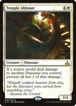Temple Altisaur [Rivals of Ixalan] | Tacoma Games