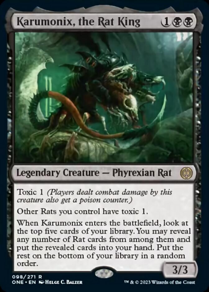 Karumonix, the Rat King [Phyrexia: All Will Be One] | Tacoma Games