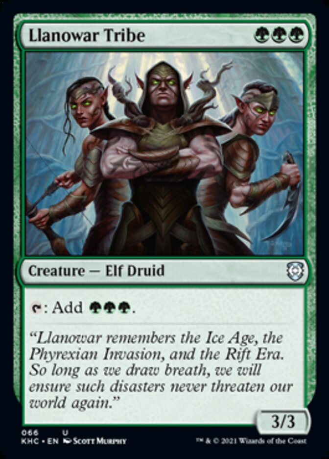 Llanowar Tribe [Kaldheim Commander] | Tacoma Games