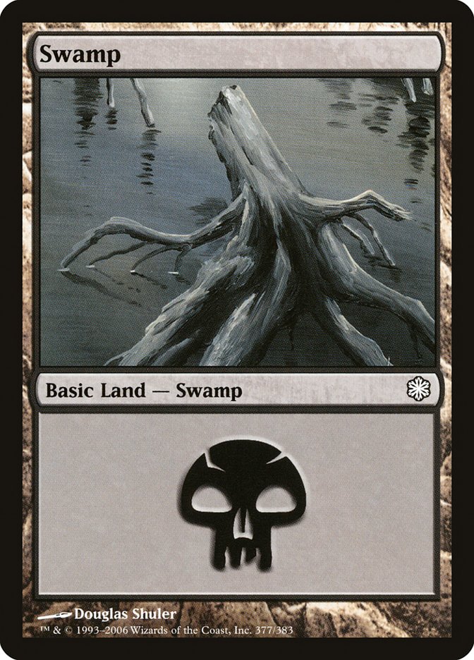 Swamp (377) [Coldsnap Theme Decks] | Tacoma Games