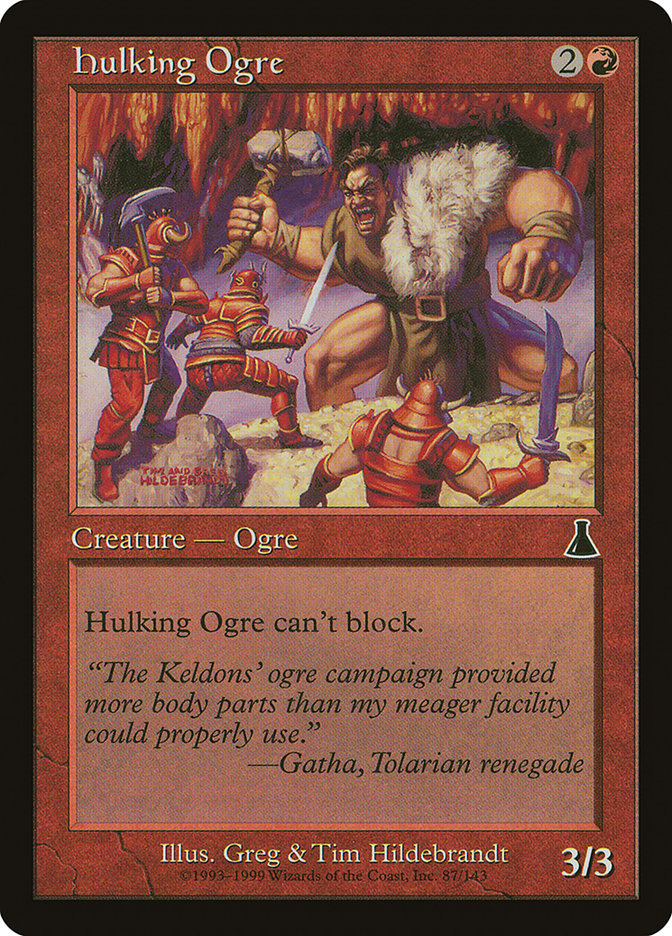 Hulking Ogre [Urza's Destiny] | Tacoma Games