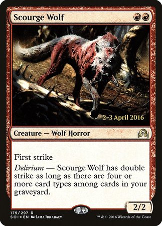 Scourge Wolf [Shadows over Innistrad Promos] | Tacoma Games