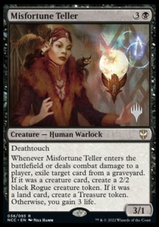 Misfortune Teller (Promo Pack) [Streets of New Capenna Commander Promos] | Tacoma Games