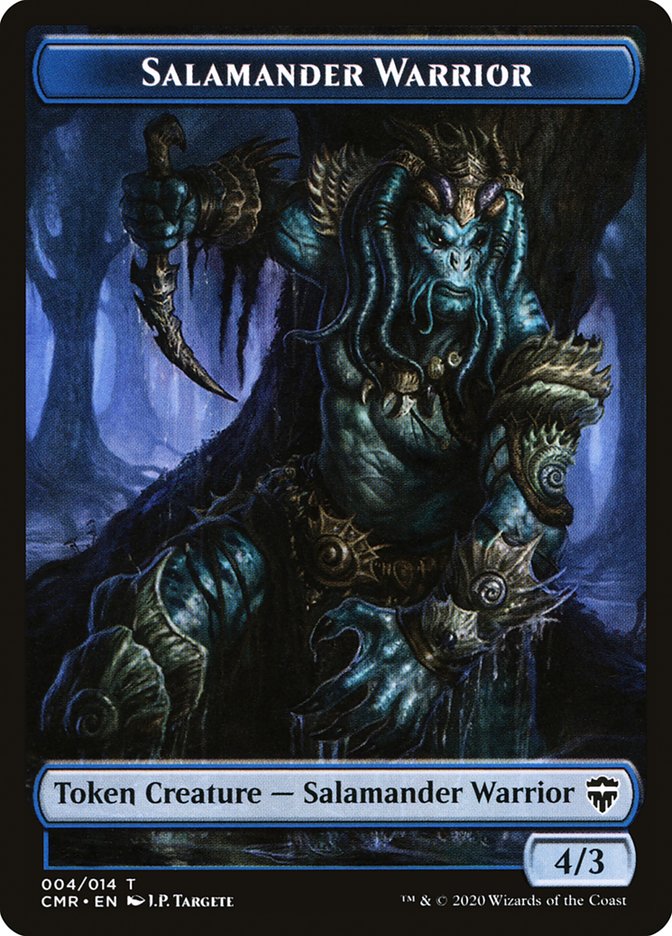 Salamander Warrior Token [Commander Legends Tokens] | Tacoma Games