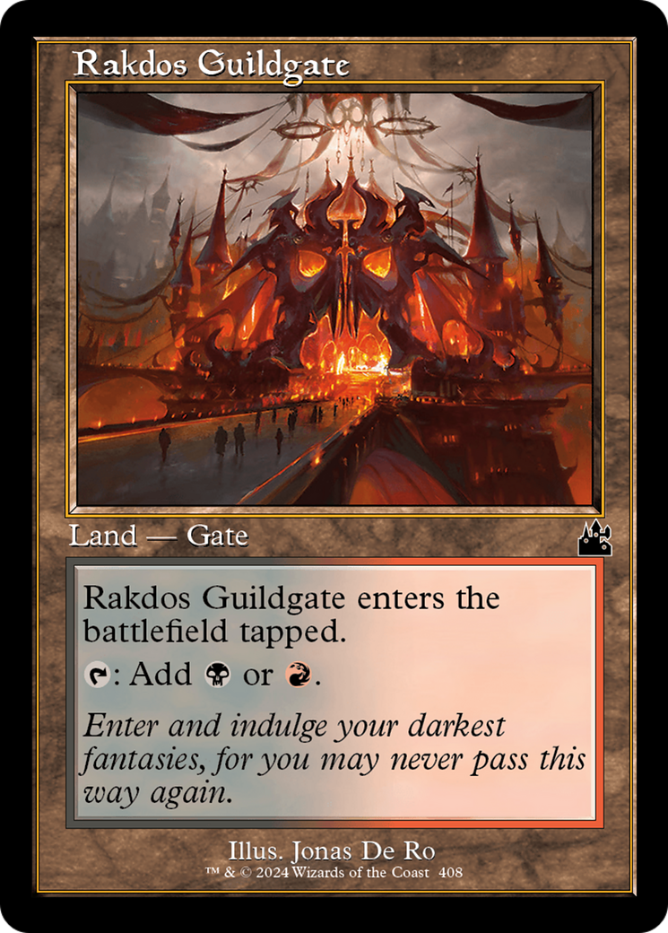 Rakdos Guildgate (Retro Frame) [Ravnica Remastered] | Tacoma Games