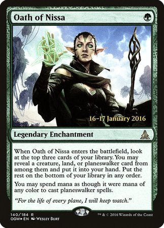 Oath of Nissa [Oath of the Gatewatch Promos] | Tacoma Games