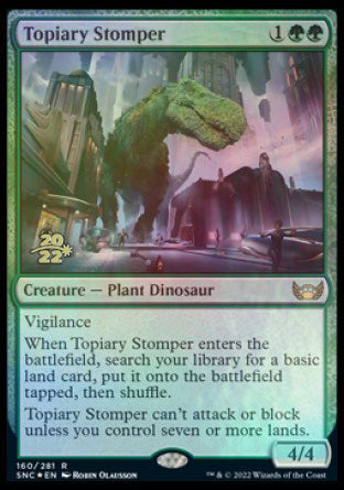 Topiary Stomper [Streets of New Capenna Prerelease Promos] | Tacoma Games