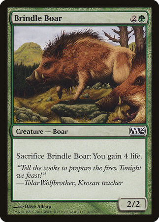 Brindle Boar [Magic 2012] | Tacoma Games