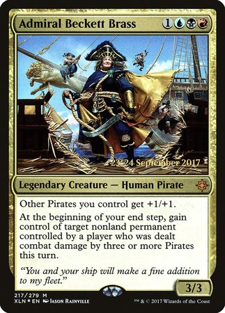 Admiral Beckett Brass [Ixalan Promos] | Tacoma Games