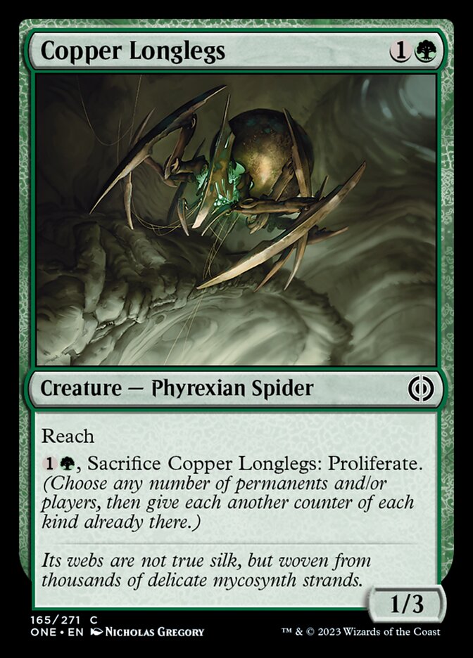 Copper Longlegs [Phyrexia: All Will Be One] | Tacoma Games