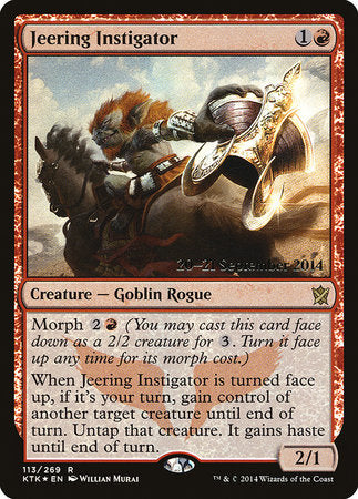 Jeering Instigator [Khans of Tarkir Promos] | Tacoma Games