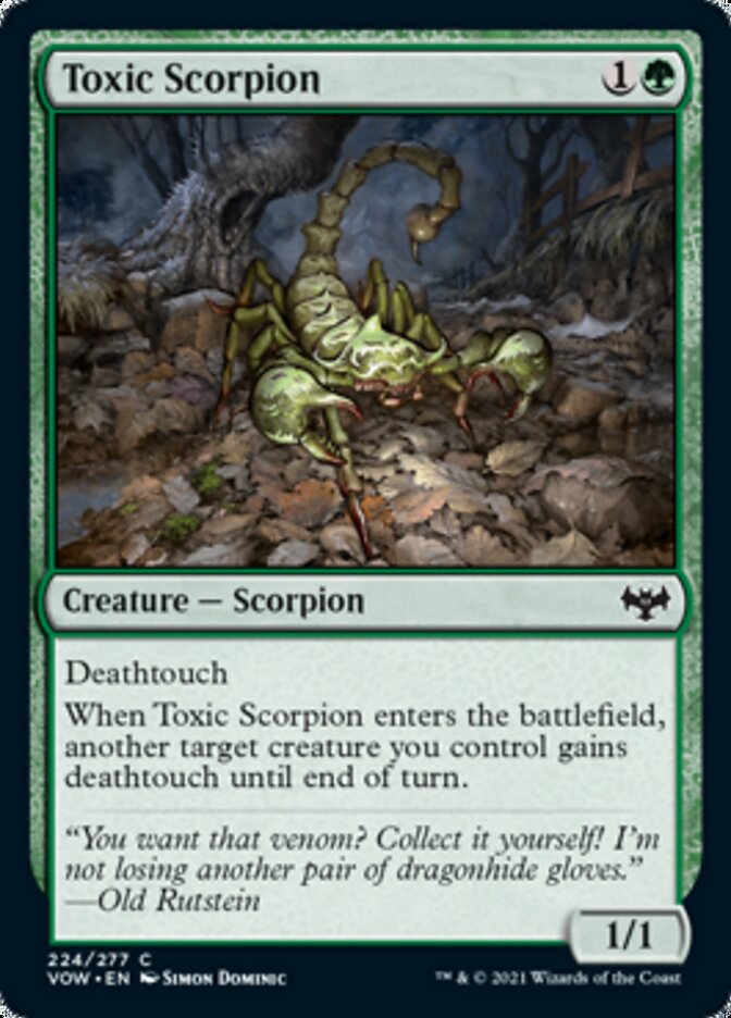 Toxic Scorpion [Innistrad: Crimson Vow] | Tacoma Games