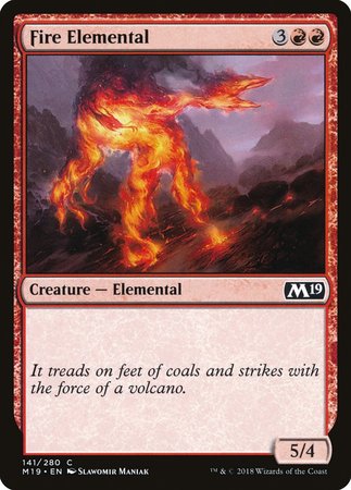 Fire Elemental [Core Set 2019] | Tacoma Games