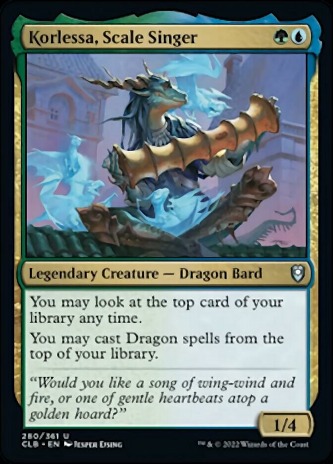 Korlessa, Scale Singer [Commander Legends: Battle for Baldur's Gate] | Tacoma Games