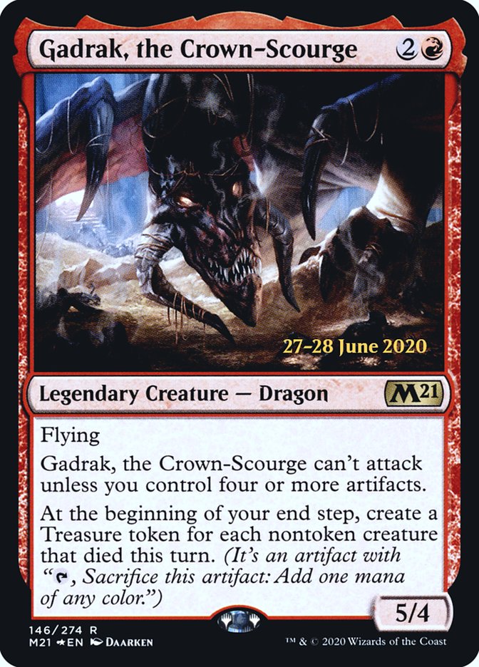 Gadrak, the Crown-Scourge  [Core Set 2021 Prerelease Promos] | Tacoma Games