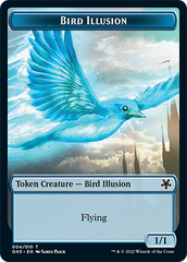 Bird Illusion // Elf Warrior Double-Sided Token [Game Night: Free-for-All Tokens] | Tacoma Games