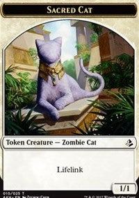 Sacred Cat // Insect Token [Amonkhet Tokens] | Tacoma Games