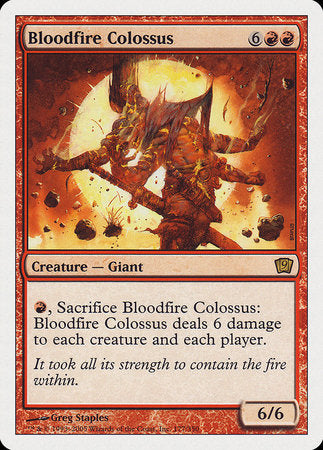 Bloodfire Colossus [Ninth Edition] | Tacoma Games