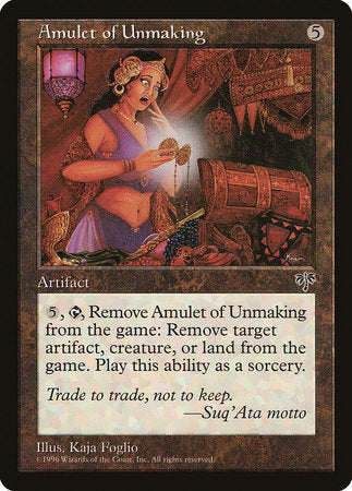 Amulet of Unmaking [Mirage] | Tacoma Games