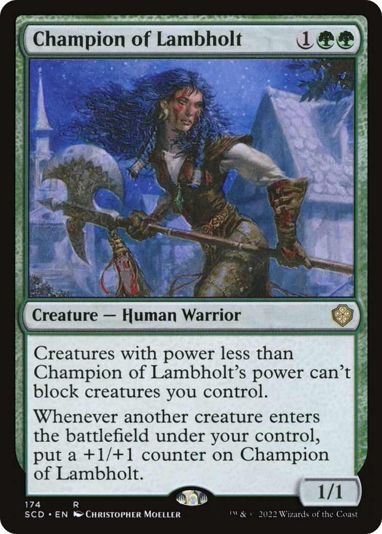 Champion of Lambholt [Starter Commander Decks] | Tacoma Games