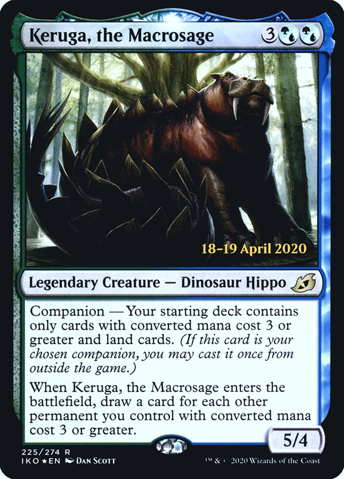 Keruga, the Macrosage  [Ikoria: Lair of Behemoths Prerelease Promos] | Tacoma Games