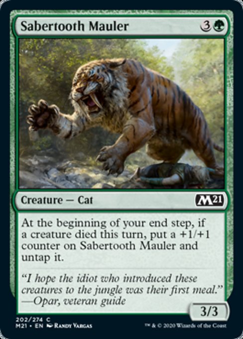 Sabertooth Mauler [Core Set 2021] | Tacoma Games