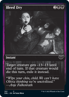 Bleed Dry [Innistrad: Double Feature] | Tacoma Games