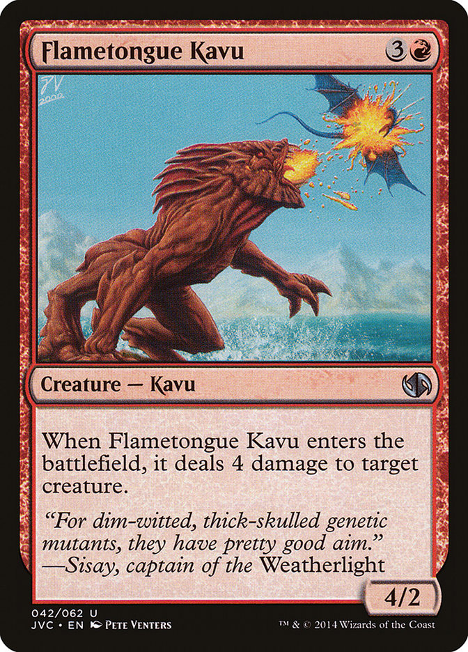 Flametongue Kavu [Duel Decks Anthology] | Tacoma Games