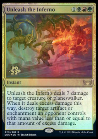 Unleash the Inferno [Streets of New Capenna Prerelease Promos] | Tacoma Games