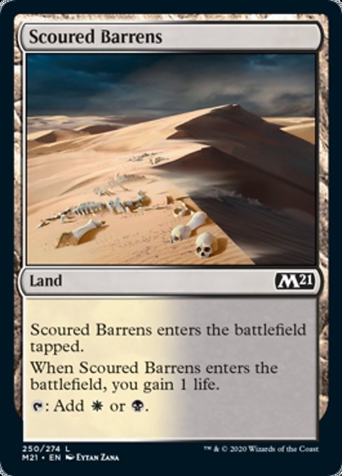 Scoured Barrens [Core Set 2021] | Tacoma Games