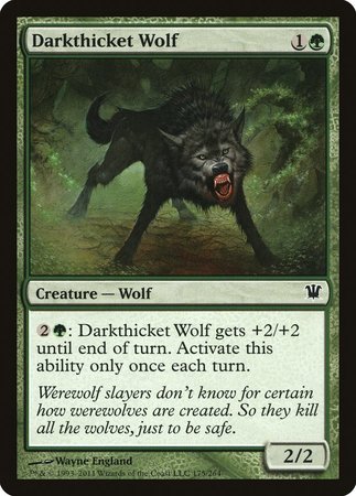 Darkthicket Wolf [Innistrad] | Tacoma Games