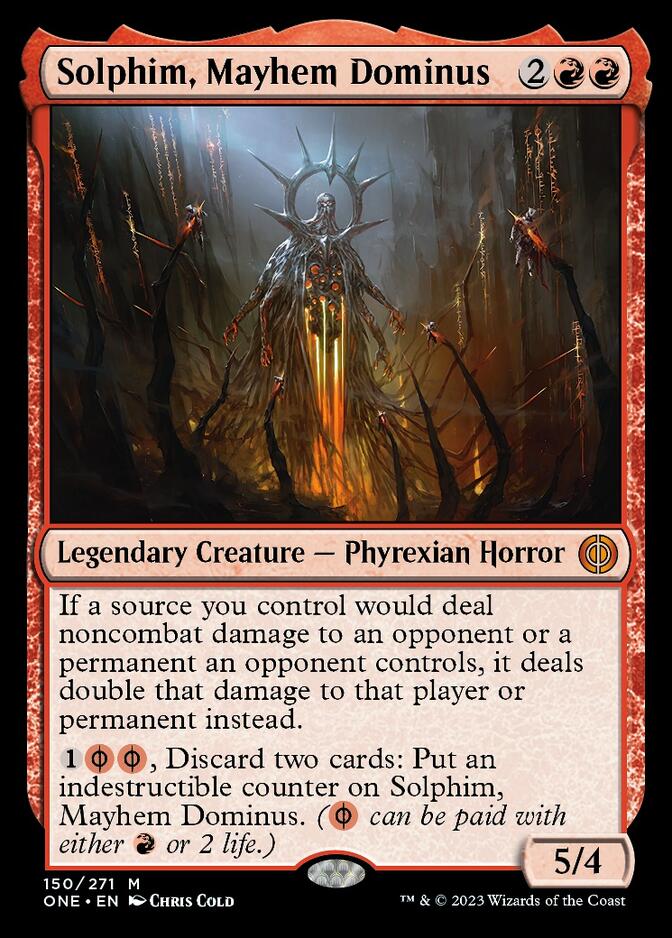 Solphim, Mayhem Dominus [Phyrexia: All Will Be One] | Tacoma Games