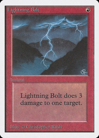 Lightning Bolt [Unlimited Edition] | Tacoma Games