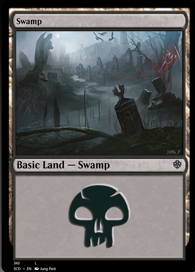 Swamp (343) [Starter Commander Decks] | Tacoma Games