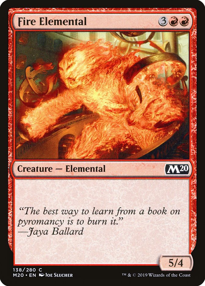 Fire Elemental [Core Set 2020] | Tacoma Games