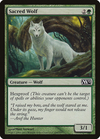Sacred Wolf [Magic 2012] | Tacoma Games