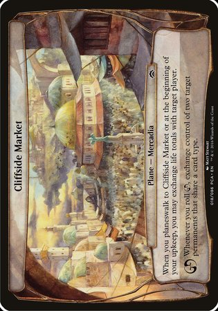 Cliffside Market (Planechase Anthology) [Planechase Anthology Planes] | Tacoma Games