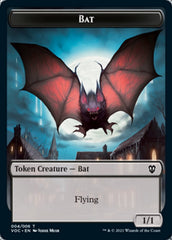 Blood // Bat Double-sided Token [Innistrad: Crimson Vow Commander Tokens] | Tacoma Games