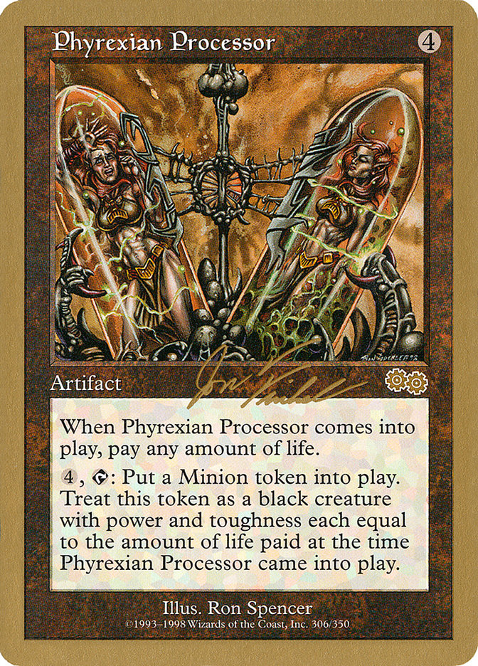 Phyrexian Processor (Jon Finkel) [World Championship Decks 2000] | Tacoma Games