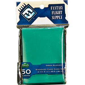 Fantasy Flight Games: Green Card Game Sleeves | Tacoma Games