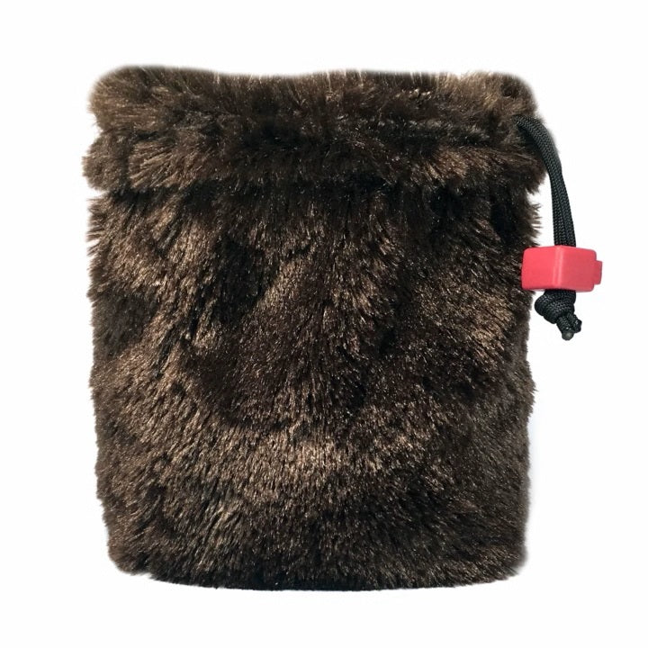 Brown Bear Fur Dice Bag | Tacoma Games