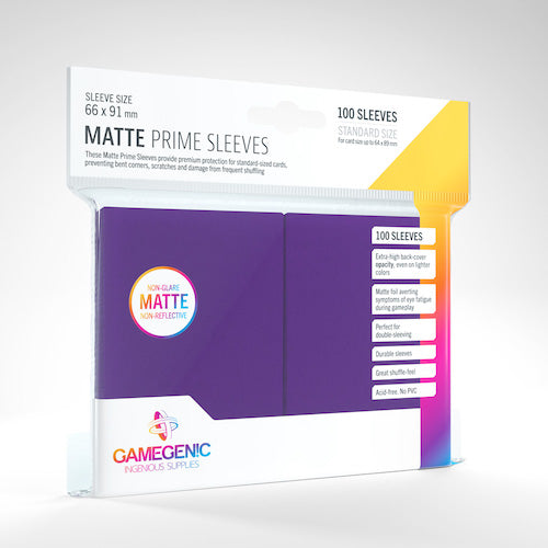 Gamegenic Matte Prime Card Sleeves | Tacoma Games