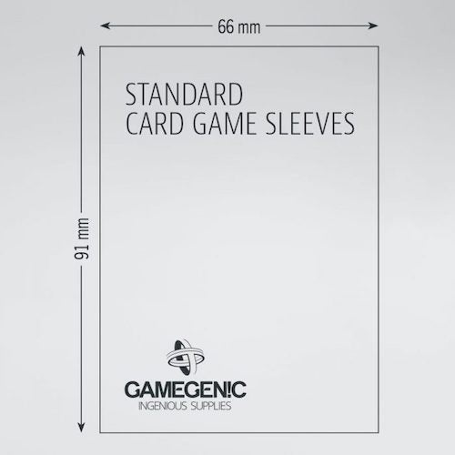 Gamegenic Prime Standard Card Game Sleeves 66 x 91 mm | Tacoma Games